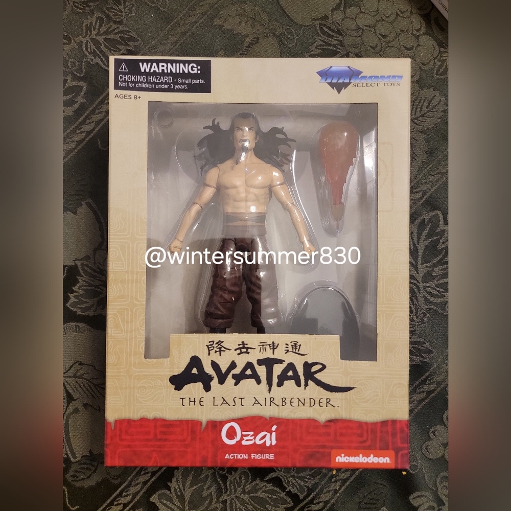 Ozai Diamond Select Toys Avatar: The Last Airbender Fire Lord Action Figure NEW